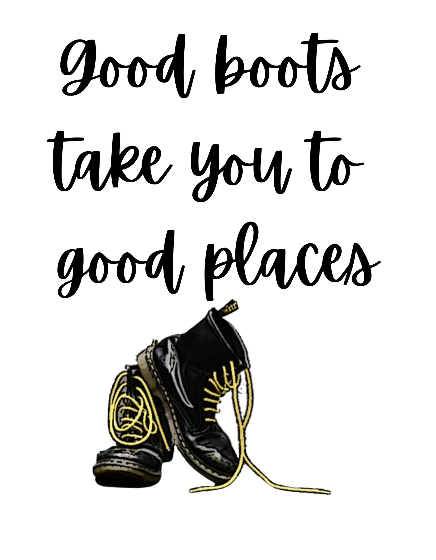 Dr Marten's Inspired 'Good Boots' Hoodie